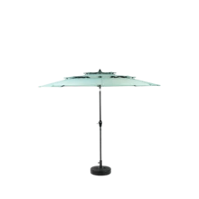 Aluminium 10ft 3 Tier Auto-Tilt (Khaki) (No Base) - 淺綠色 + 鋼製 + 花園與戶外 - 查看 6
