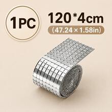 Self-Adhesive Mosaic Mirror Sticker Roll, 5mm Glass Mini Mirror Squares, Suitable For DIY Disco Ball, Crafts, Vases, Wall And Home Decor - Multicolor - View 15