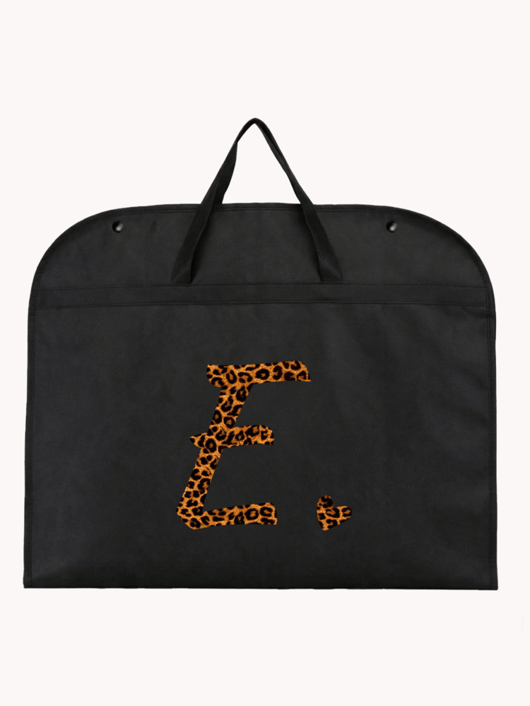 Leopard Print Gold Letter Dust Cover, Suit/Dress Storage Bag, Essential Dormitory Clothing Organizer Bag, Wardrobe Storage And Bedroom Essentials - Multicolor - View 9