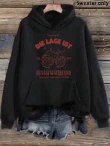 Women Sweatshirts & Hoodies - 黑色 - 查看 7