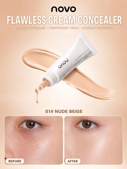 NOVO Ce correcteur hydratant couvre les marques d'acné et les imperfections du visage tout en illuminant le teint ; il est léger, non gras et offre un fini uniforme et naturel qui se fond parfaitement dans la peau.
