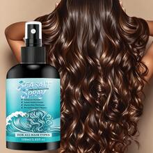 Sea Salt Styling Spray, Dry Hair Spray, Slouchy Person Volumizing Refreshing Oil-Free Dry Shampoo Spray, No-Wash Curly Elasticity Spray, Moisturizing Refreshing Oil Control, Makes Hair Soft And Smooth, Sea Salt Formula Increases Hair Volume And Texture, Curly Hair Texture Styling Volumizing Spray, Suitable For Different Hair Types, Daily Essential - Curl Setting Spray - View 2