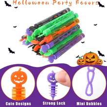 Tongkat Gelembung Bentuk Hantu , Tabung Gelembung Panjang Kecil, Perlengkapan Suasana Karnaval Halloween untuk Anak-Anak, Hadiah Berbagi, dan Dekorasi. - MultiWarna - View 2