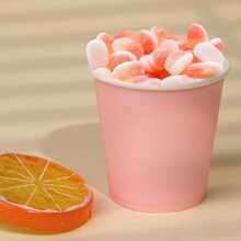20pcs Pink Party Paper Cups, Pink Party Tableware Decoration, Pink Disposable Paper Cups, Pink Plates, Children's Pink Party Supplies, Tabletop Decoration - Pink - View 5
