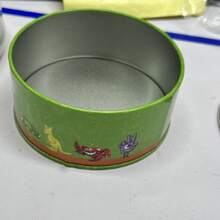 海豚動物趣味配對卡 - 視覺反應遊戲卡 - 快速配對卡牌遊戲，適合家人與朋友一起玩 - 家庭聚會鐵盒套組 - 多人遊戲趣味，恐龍主題派對裝飾，恐龍主題盒，卡牌遊戲，情侶遊戲 - 附說明書 - 黃色 - 查看 2