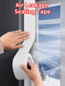 1pc Heavy Duty Single-Sided Fabric Tape, Waterproof Wear-Resistant Strong Adhesive Tape, Hand-Tearable, Suitable For Carpet, Pipe, Home And Industrial Repair Multi-Purpose Tape - Multicolor - View 2