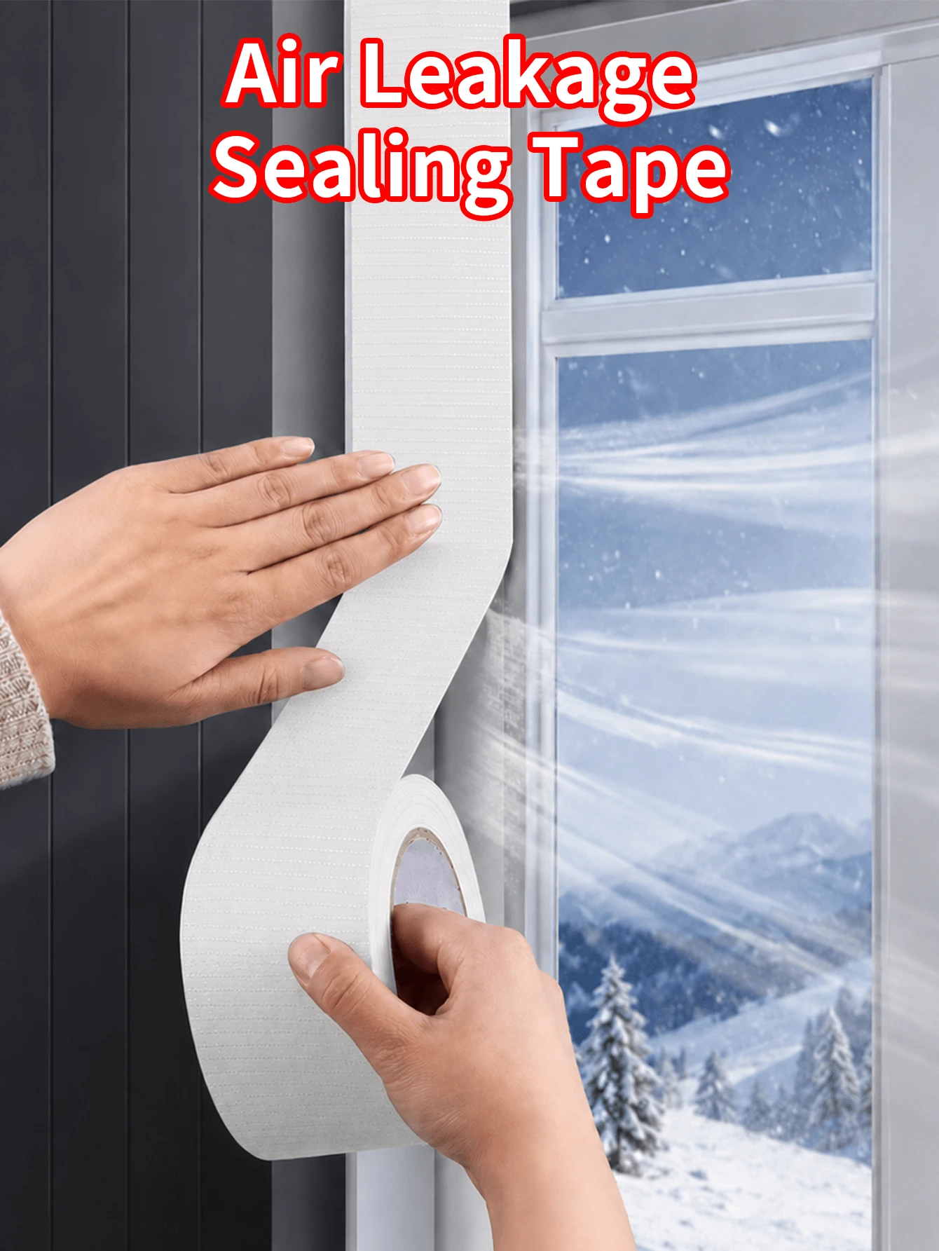 1pc Heavy Duty Single-Sided Fabric Tape, Waterproof Wear-Resistant Strong Adhesive Tape, Hand-Tearable, Suitable For Carpet, Pipe, Home And Industrial Repair Multi-Purpose Tape