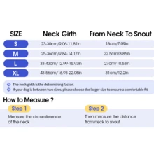 Pet Elizabeth Collar (For Dogs), Soft & Breathable Dog Neck Collar, Anti-Licking Protective Collar, Adjustable, Suitable For Post-Surgery Protection - View 3