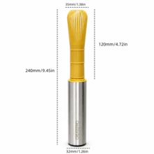 CREATEPRO 500mAh USB Rechargeable Matcha Whisk, With Bamboo Whisk Head, Stainless Steel Handle And Protective Storage Lid, Suitable For Green Tea - Silver - View 5
