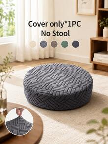 1PC Solid Color Futon Cover Soft Round Stool Seat Covers Stretch Tatami Floor Cushion Slipcover For Living Room Hotel Lounge Decor - Multicolor - View 1