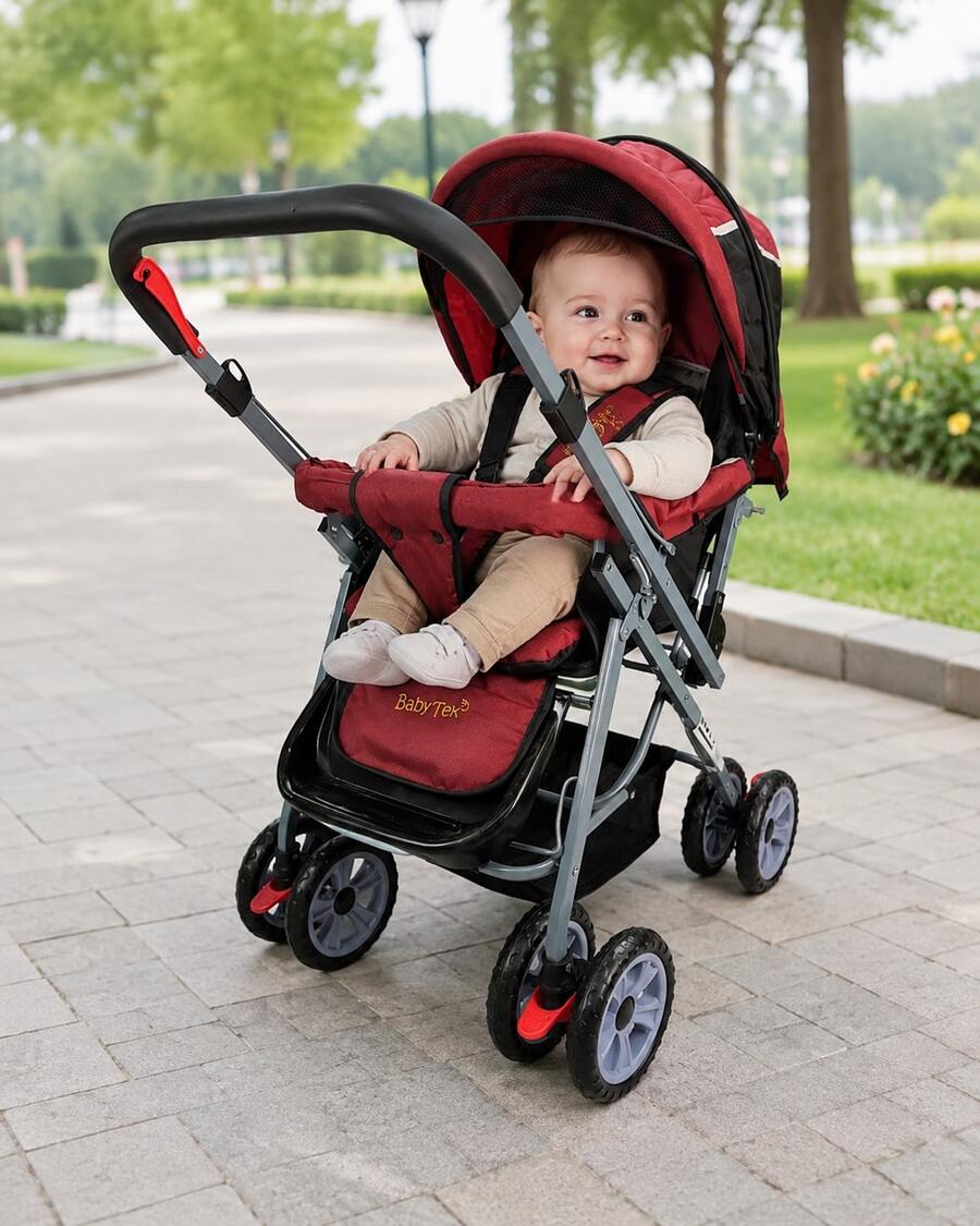 Baby Strollers - Red - View 1