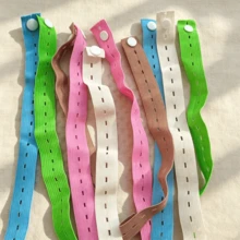 20/15/10pcs Multi-Functional Storage Straps, Roll-Up Adjustable Clothing Storage Straps With Buttons, Luggage Space Saver (Random Color) - Multicolor - View 15