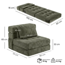 Futons - Yeşil - Görünüm 2