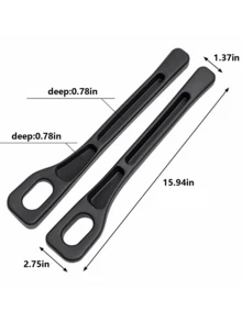 2/1pc Double Slot Car Seat Gap Storage Box, Prevents Items From Falling, Can Store Keys, Phone, Cards And Coins, Reduces Friction Noise, Multi-Functional Neutral Style, Suitable For Space Between Seat And Center Console Armrest - Multicolor - View 4