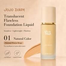 JOJO DIARY Flawless Long-Wear Foundation, Hydrating And Smooth, Nourishing And Moisturizing, Long-Lasting Coverage Without Smudging, Suitable For All Skin Types, Easily Create A Creamy Skin Makeup Effect - Multicolor - View 9