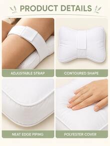 Side Sleeping Knee Pillow With Elastic Strap, Soft Leg Elevation Pillow, Spinal Alignment Sleep Support, Hotel & Home Neck And Foot Support Cushion, Lumbar Back Pillow - Multicolor - View 2