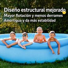 **Alberca Inflable Familiar de PVC Multicapa, Resistente y Estable, Piscina Portátil para Niños y Adultos, Ideal para Jardín, Patio y Verano** - C - Ver 3