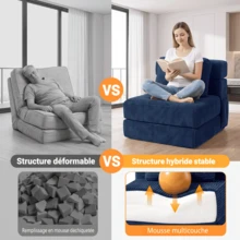 Futon - Blu - Visualizzare 6