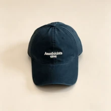 1pc Letter Embroidered Baseball Cap, Vintage Washed Cotton Adjustable Sun Hat, Unisex Casual Streetwear Style, Suitable For Outdoor Sports, Travel, Daily Wear - Multicolor - View 4