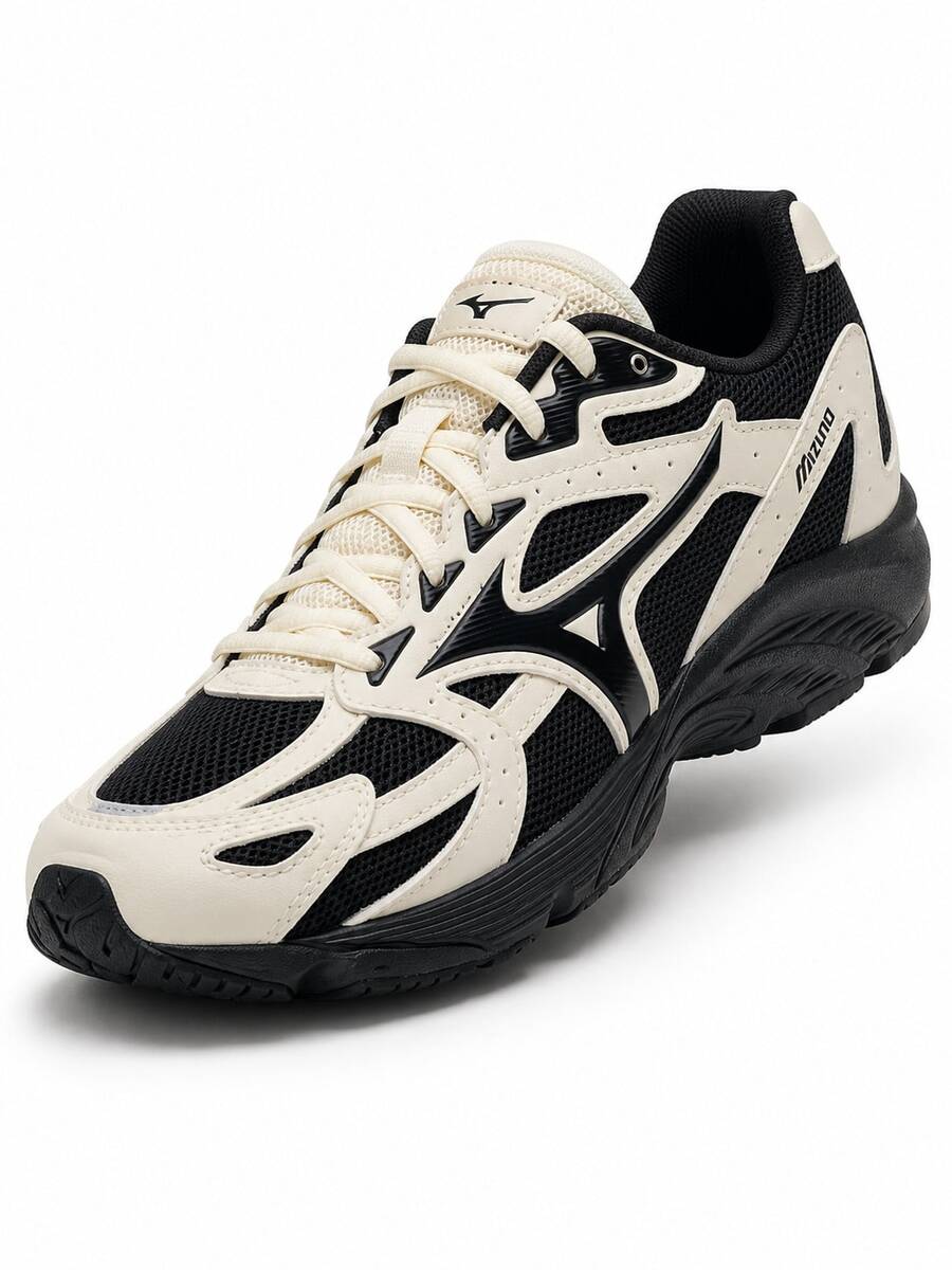Mizuno Men's New SPARK III Athletic Shoes, Outdoor Breathable Training & Running Shoes - Off-white/black - View 1