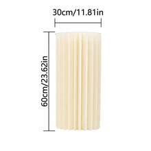 1pc/Set Ivory Cardboard Base, Foldable Cardboard Roman Column, Floor Display Column, DIY Base Box With Round Top Shelf, Suitable For Birthday, Floral, Gift, Wedding Decoration, Home, Room, Graduation, Party, Bachelor Party - Multicolor - View 14