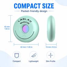 1pc Portable Hidden Camera Detector, Mini Camera Finder With 4 LED Beads And 3 Detection Modes, USB Rechargeable Camera Scanner, With Lanyard, Suitable For Hotel, Travel, Home And Office - Multicolor - View 6