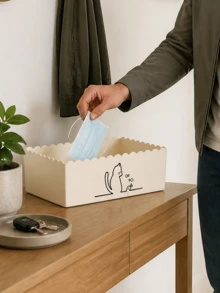 Förvaringsbox för husdjurstillbehör, katt med enkelt mönster och flera stilar att välja mellan - bärbar förvaringskorg, sorteringsbox för husdjurstillbehör, förvaringsbox för katt- och hundgroomingset, reseförvaringsbox för husdjursvård, förvaringsbox för husdjurstillbehör - Multifärgad - Visa 6