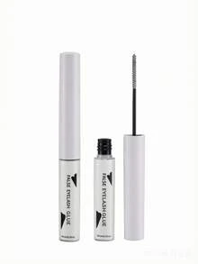 1 buah lem bulu mata bening 6ml, tahan air & tahan keringat, cepat kering, daya rekat kuat dan tahan lama, alami & tidak terlihat, tidak menyebabkan iritasi, untuk ekstensi bulu mata strip & cluster DIY, ramah untuk pemula. - Putih - View 5