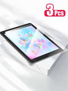 XINHONGYU 3pcs Screen Protector Film, Compatible With IPad 5/6/7/8/9 Generation 10.2/10.5 Inch, Air 1/2/3/4/5 Generation 10.9 Inch, Mini 1/2/3/4/5/6 Generation, Pro 11 Inch, 9.7 Inch, Pro 12.9 Inch (2015-2024-2025 Models, A16/10th Generation), Tempered Glass Film, Transparent, Suitable For IPad Series, Screen Protector, Accessories, Anti-Drop, Anti-Scratch - 3PCS - View 2