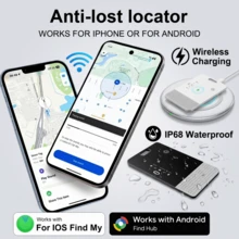 RSH Kartu Pelacak Pintar Sistem Ganda, Kompatibel dengan Apple Find My & Find Hub, Tahan Air IP68, Pengisian Daya Nirkabel, Ultra Tipis, Bluetooth, Tag Pencari Anti-Hilang untuk Dompet, Koper, Paspor - MultiWarna - View 2