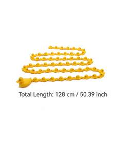 Cute Yellow Duck Beaded Chain Decor, Cartoon Duck‑Shaped Link Chain Ornament With Duck Pendant, Fun DIY Decor Accessory For Desktop Photo Prop - 1PC - View 9