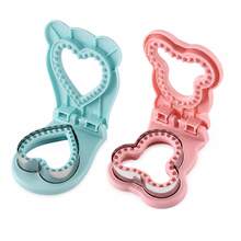 2PCS Creative Sandwich Edge Sealing Cutter Mold, Home Toast Bread Presser Pocket Sandwich Maker, Cartoon Shaped Bread Cutter Breakfast Bento DIY Tool, One-Press Forming Tight Sealing Leak-Proof, Can Make Jam Cheese Ham Filled Toast, Home Breakfast Baking Mold Kitchen Sandwich Making Tool, Easy To Operate And Clean - View 15