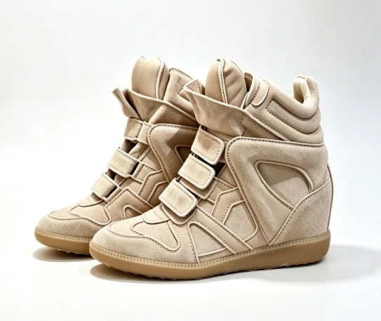 2026 New ISA Sneakers, Women's Vintage Casual Shoes With A Round Toe. Features A Hidden Heel For Extra Height. - 棕色 - 查看 1