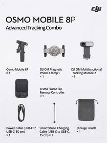 dji Osmo Mobile 8P Detachable Remote With Built-In Monitor, AI Multi-Subject Tracking + 3-Axis Stabilization, Smartphone Direct Connection Vlog Tool (10h Battery Life) (Brand New, Activated Only) - View 13
