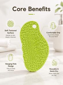 3D Body Exfoliating Bath Sponge, Shower Scrub Massage Sponge With Textured Surface, Portable Body Cleaning Brush For Arms, Legs, Back And Daily Bath Care, Bathroom, Home Spa, Travel, Gym Bag & Practical Gift, Shower Cap, African Net Sponge - Multicolor - View 14