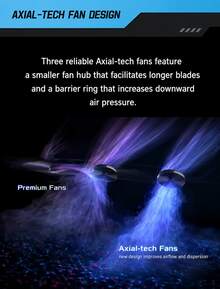 ASUS AMD ATS-RX7650GRE-8G Graphics Card, Durable Design, 3 Axial Fans, Quiet Operation, Dual BIOS, 8GB VRAM - View 3