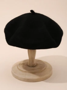 Topi Baret Wol Anak-Anak Musim Gugur/Dingin, Topi Hangat yang Modis - 1 buah - View 18