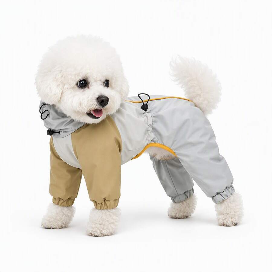 1pc Warm & Comfortable Winter Pet Coat, Detachable Hood, Suitable For Small To Medium Dogs And Cats