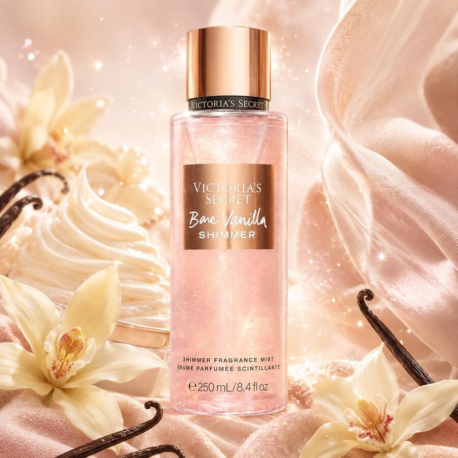 VICTORIA'S SECRET – Bare Vanilla Shimmer Fragrance Mist 250 Ml - Sweet - View 1