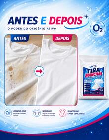 Tira Manchas Para Roupas Percarbonato De Sodio Branqueador Roupas Brancas Encardidas - Em pó - Visão 4