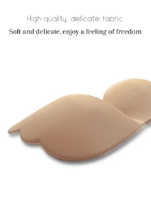 2pcs Invisible Push-Up Bra - Self-Adhesive Transparent Straps, Women's Push-Up Tank Top Design, Smooth Invisible Lift, Suitable For Sleeveless Clothing, Invisible Elegant Strapless Bra, Self-Adhesive Cups - Multicolor - View 6