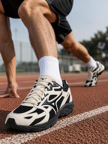 Mizuno Men's New SPARK III Athletic Shoes, Outdoor Breathable Training & Running Shoes - Off-white/black - View 4