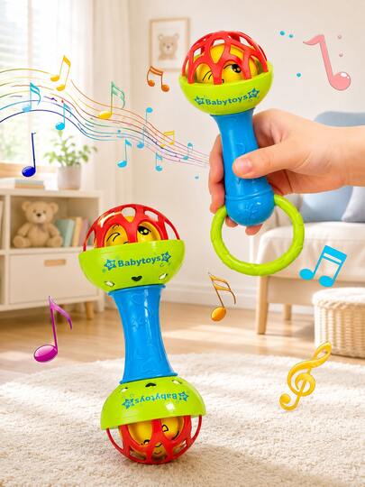 Baby Grade Vibrating Bell Toy | Sensory & Hearing Development, Grasping Training, Soothing Tactile Stimulation, Ideal Birthday Gift For Infants And Toddlers Dutora, Baby Toys, Baby Girl Toys, Baby Essentials, Baby, Sensory Toys, Rattle Toys, Baby Rattles