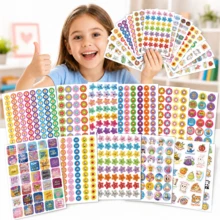Children Reward Star Stickers, Teacher Classroom Incentive Stickers | 768pcs Sticker Value Pack, Suitable For Children Students Reward, Homework Praise, Diary, Notebook Decoration, Bottle, Notebook, Luggage Bag Gift, Behavior Chart, Student Notebook, School Classroom Teacher Supplies, DIY - Multicolor - View 3