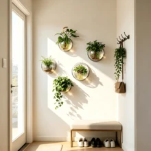 Wall-Mounted Transparent Acrylic Hydroponic Vase Fish Tank Plant Pot, Decorative Wall Hanging Ornament, Suitable For Living Room, Bedroom, Bathroom, Office - Fully Transparent Design + Landscaping Gifts - View 5