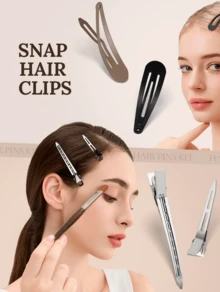 160 Pcs Hair Accessories Kit Complete Set With Bobby Pins Hair Clips Hair Nets Ties Storage Case For Ballet Dance Competition - 金色 - 查看 6