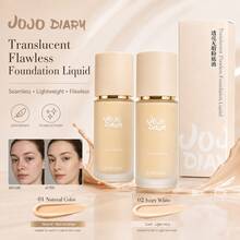 JOJO DIARY Flawless Long-Wear Foundation, Hydrating And Smooth, Nourishing And Moisturizing, Long-Lasting Coverage Without Smudging, Suitable For All Skin Types, Easily Create A Creamy Skin Makeup Effect - Multicolor - View 1