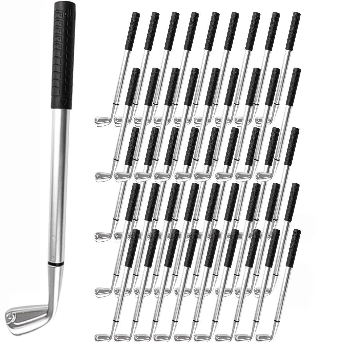 50Pcs Golf Club Style Novelty Ballpoint Pen, Creative Mini Writing Pen, Unique Desk Ornament Gift For Golf Enthusiasts - Golf Styling Pen - View 1