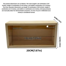 Solid Wood Rectangular Hollow Photo Frame, Doll Display Box, Suitable For DIY Light Box Nightlight And Art Creation - A - View 9