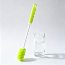 Long Handle Silicone Bottle Brush, Portable Cup Cleaning Brush, Hook Design Reusable Cleaning Brush, Suitable For Water Bottles, Glass Mugs - Silicone Cup Brush - View 11
